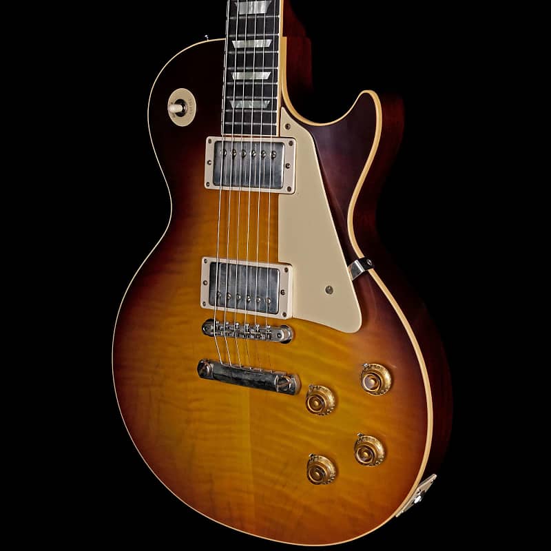 smythe james dark made dawn Электрогитара Gibson Custom Shop Made 2 Measure 1959 Les Paul Standard VOS Dark Bourbon Fade