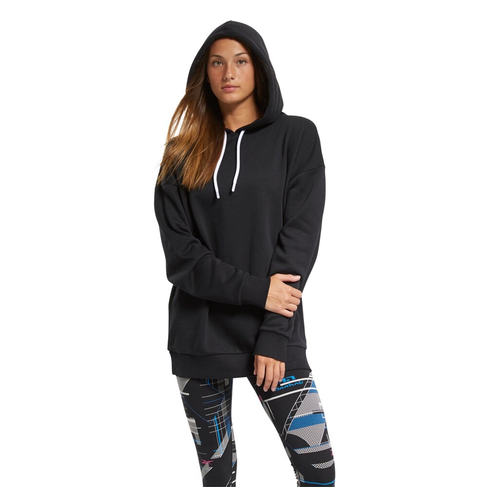 

Худи Reebok Workout Ready Meet You There Oversized, черный