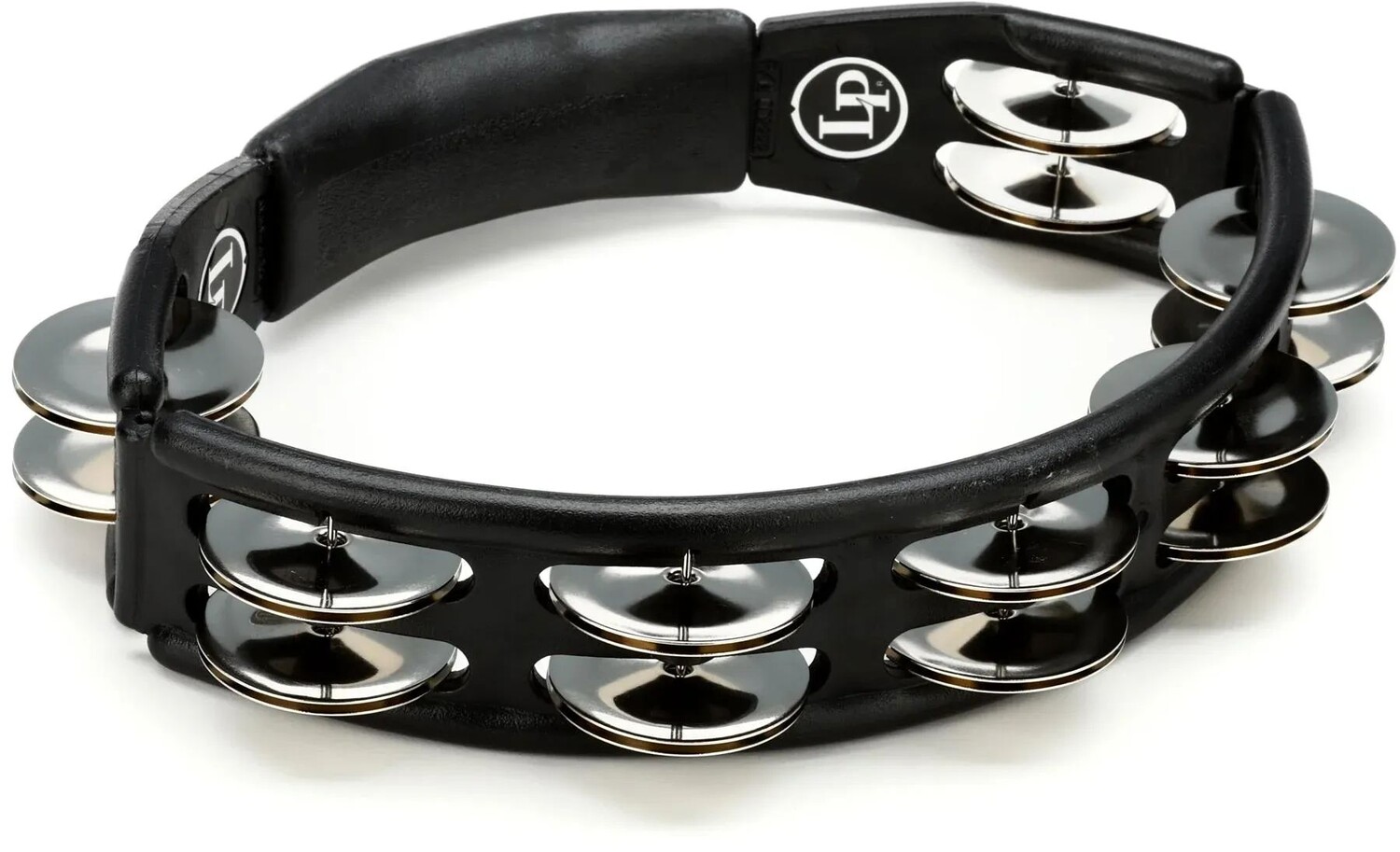 

Ручной бубен Latin Percussion Cyclops - черный со стальными звонками