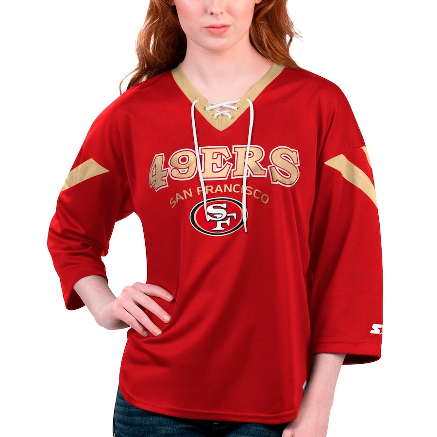 

Футболка с длинным рукавом Starter San Francisco 49Ers, алый