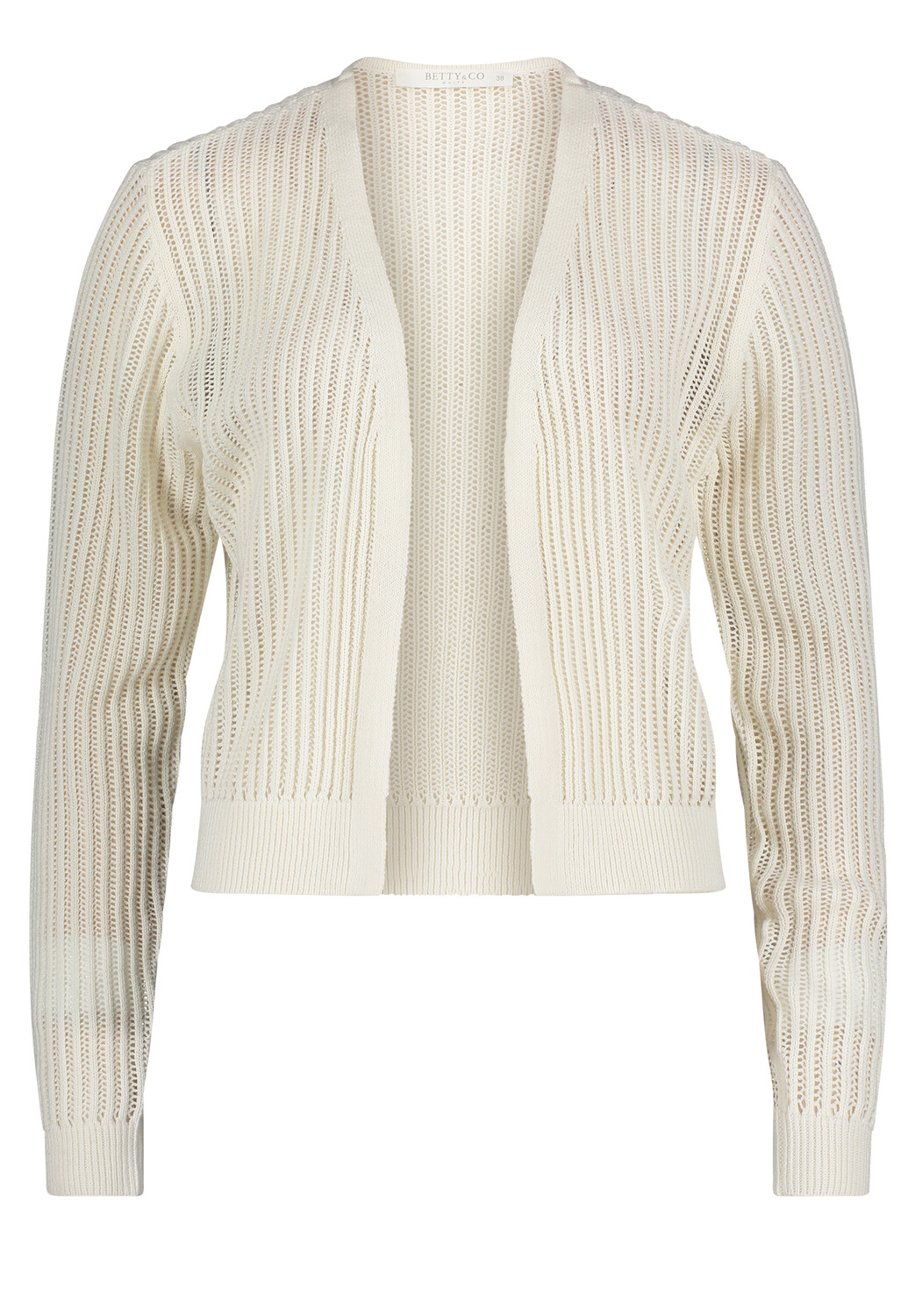 

Кардиган BETTY & CO Strick mit V Ausschnitt, цвет Rohweiß