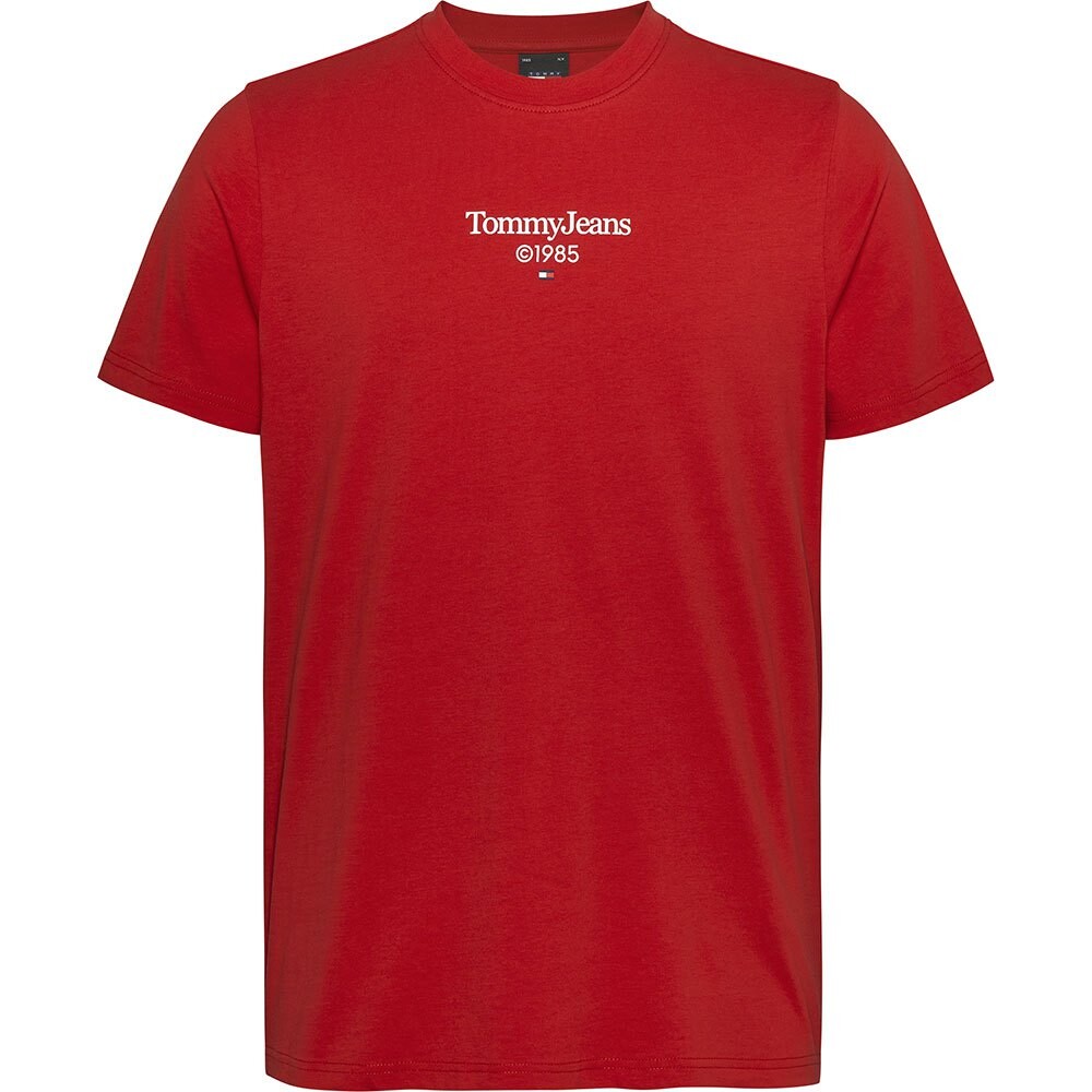

Футболка с коротким рукавом Tommy Jeans Slim Tj 85 Entry Ext, красный