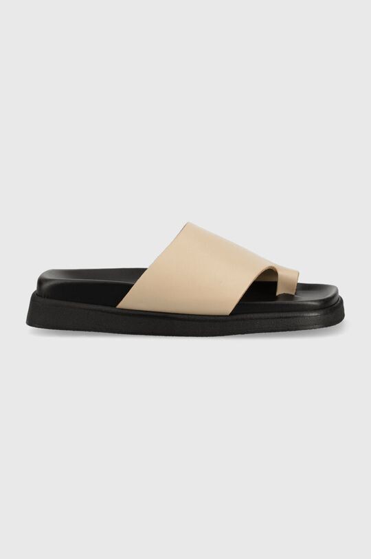

Кожаные тапочки Toe Ring Flop Alohas, бежевый