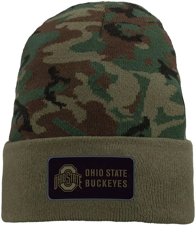 

Мужская камуфляжная вязаная шапка в стиле милитари Nike Ohio State Buckeyes