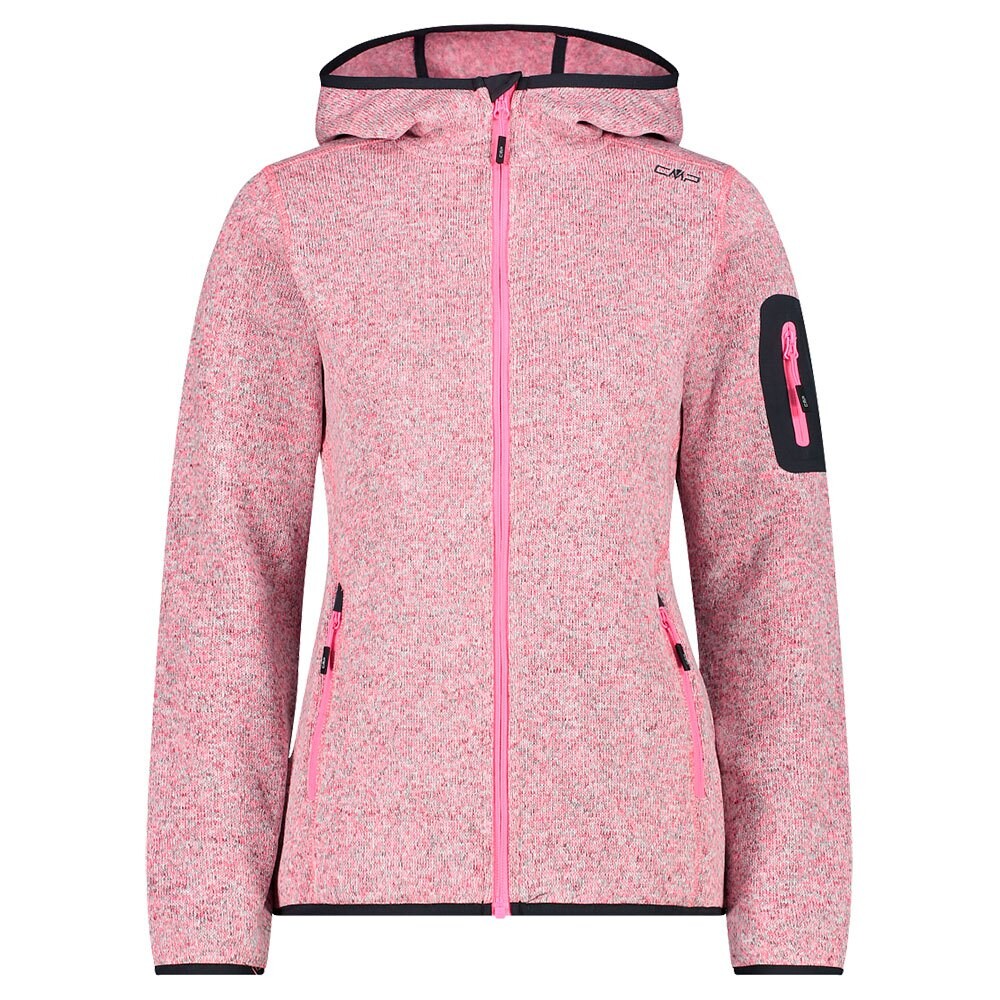 

Куртка CMP 3H19826 Hooded Fleece, розовый