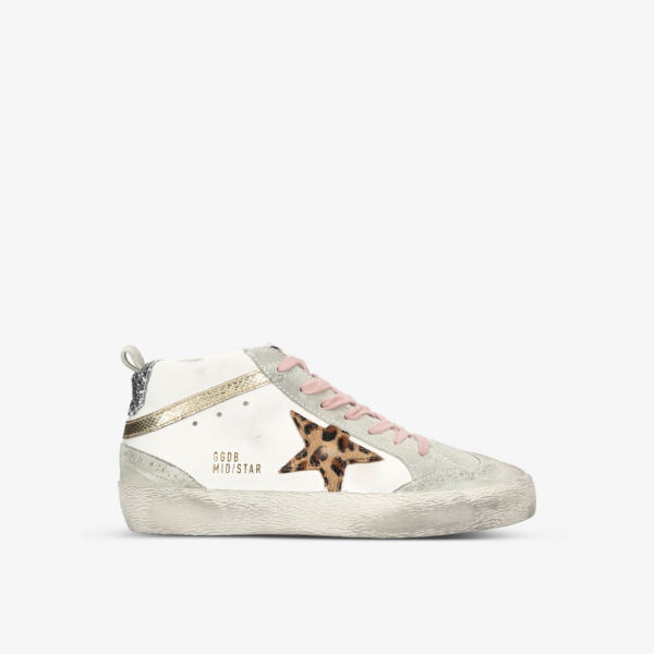 

Кожаные кроссовки Mid Star 11192 Golden Goose, бежевый
