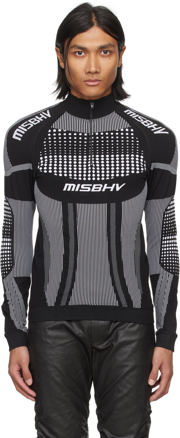 

Черный спортивный свитер Europa Misbhv, цвет Black/White