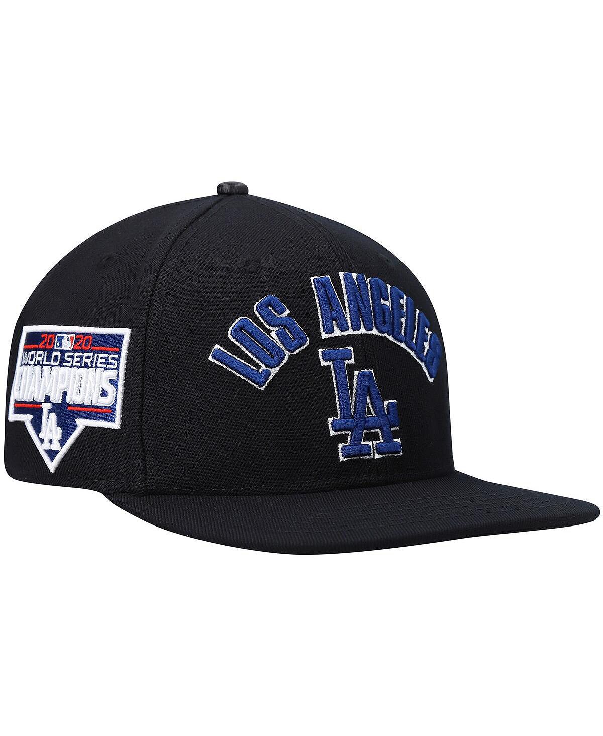 Мужская черная кепка с логотипом Los Angeles Dodgers Snapback Pro Standard