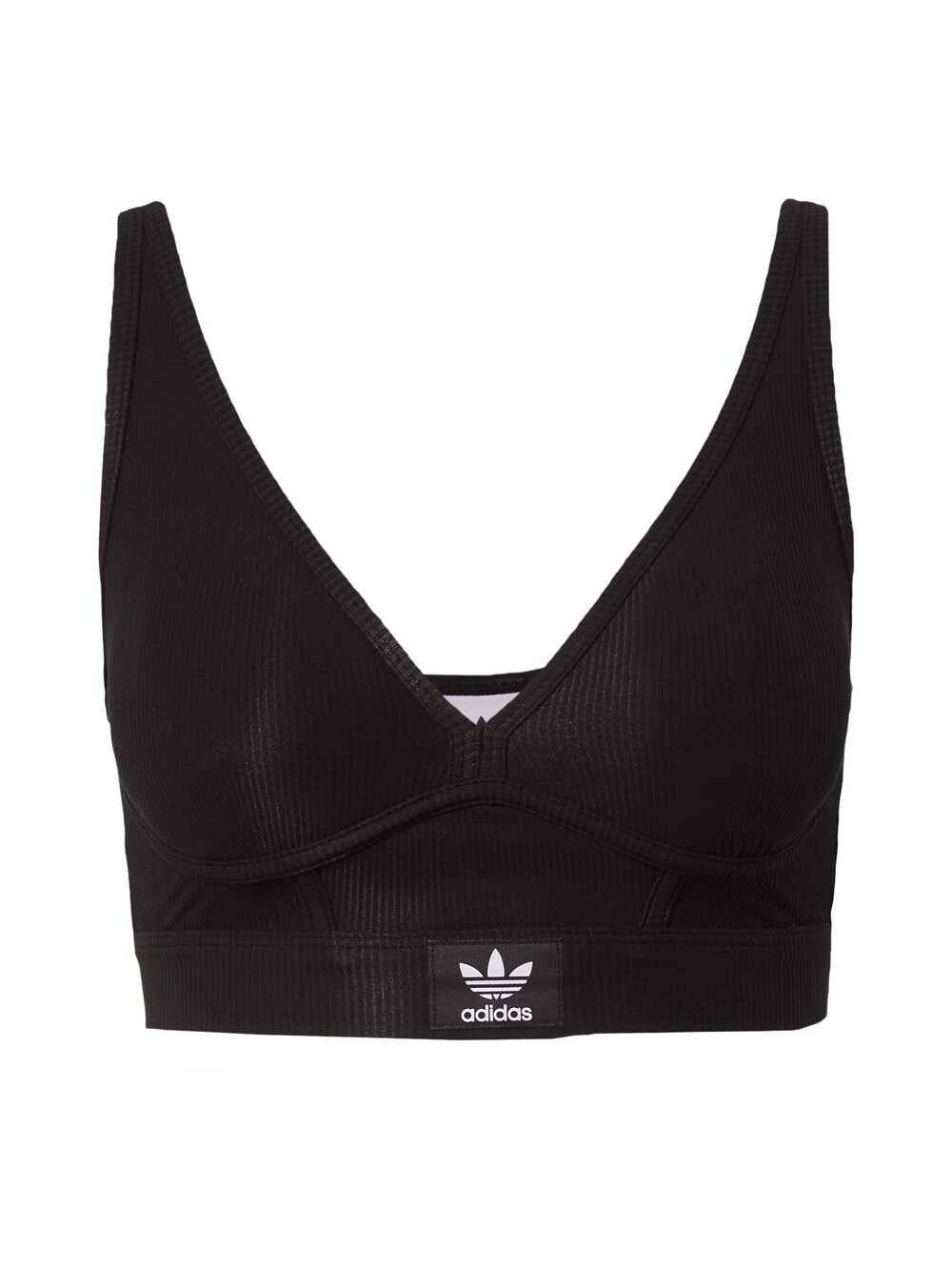 

Треугольный бюстгальтер Adidas, черный