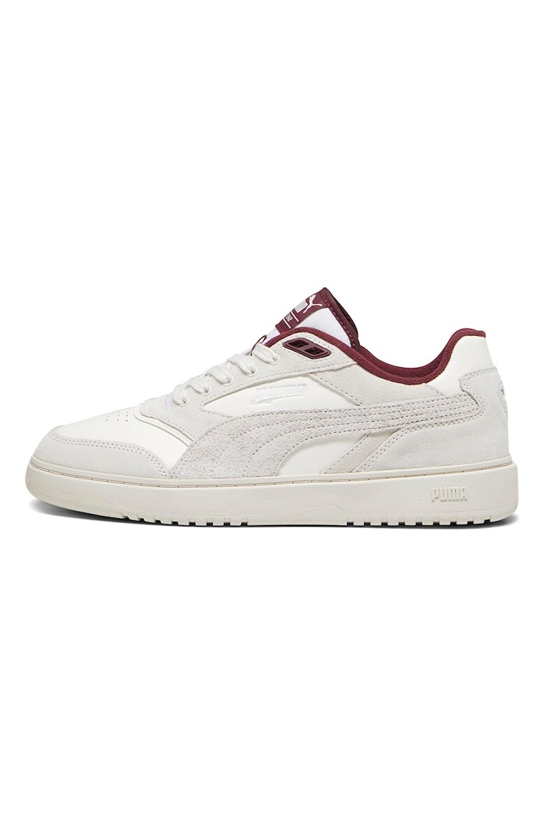 

Кожаные спортивные туфли Doublecourt PRM с замшей Puma, белый
