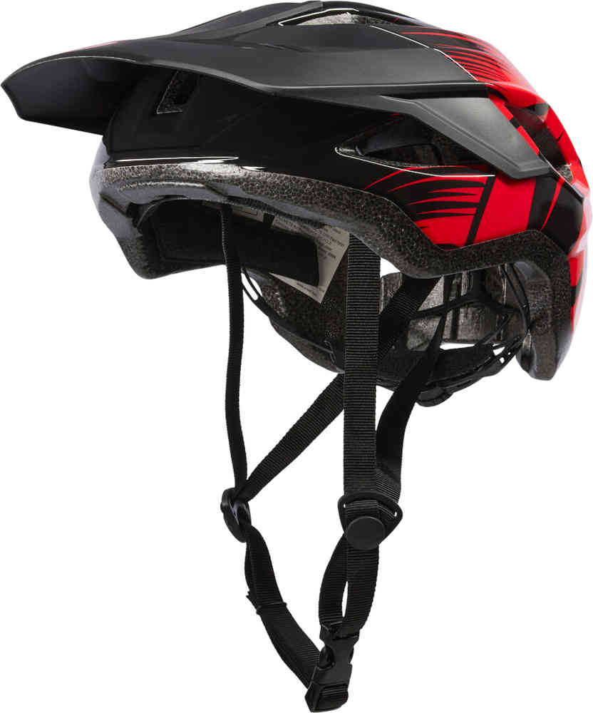 Велосипедный шлем Matrix Split Oneal, черный красный шлем велосипедный oneal trailfinder split красный