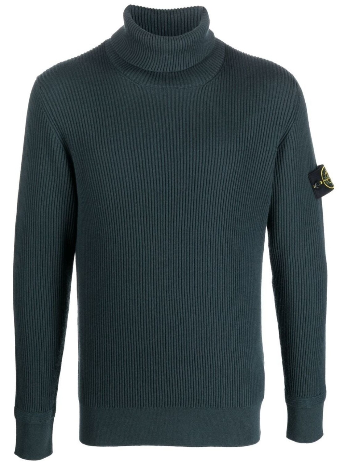 

Stone Island джемпер с высоким воротником и нашивкой Compass, синий