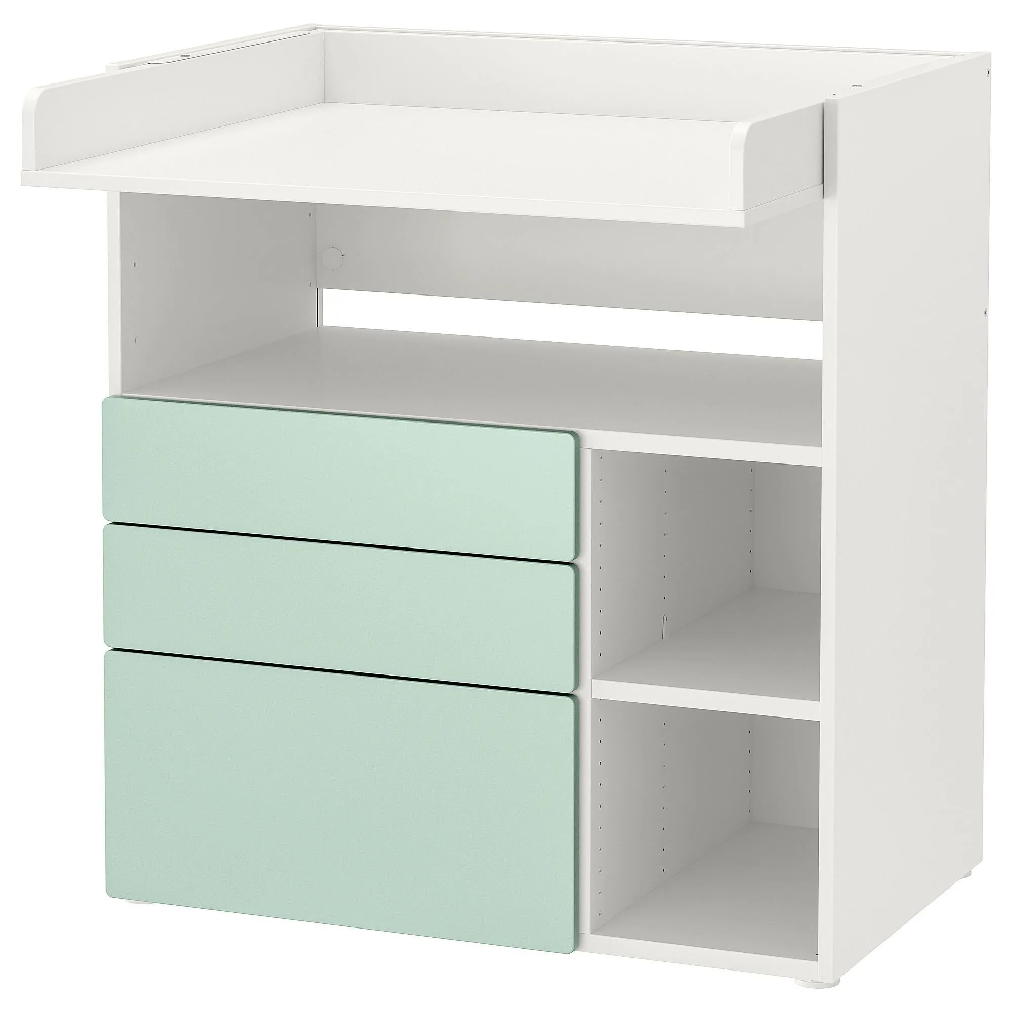 

Пеленальный столик, белый/салатовый, 90x79x100 см, SMÅSTAD IKEA