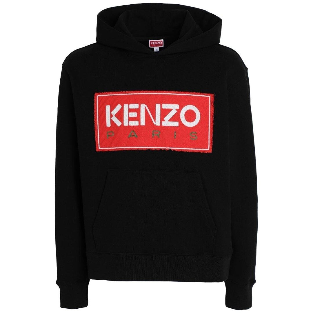 

Черный худи с логотипом Kenzo Box Kenzo, черный