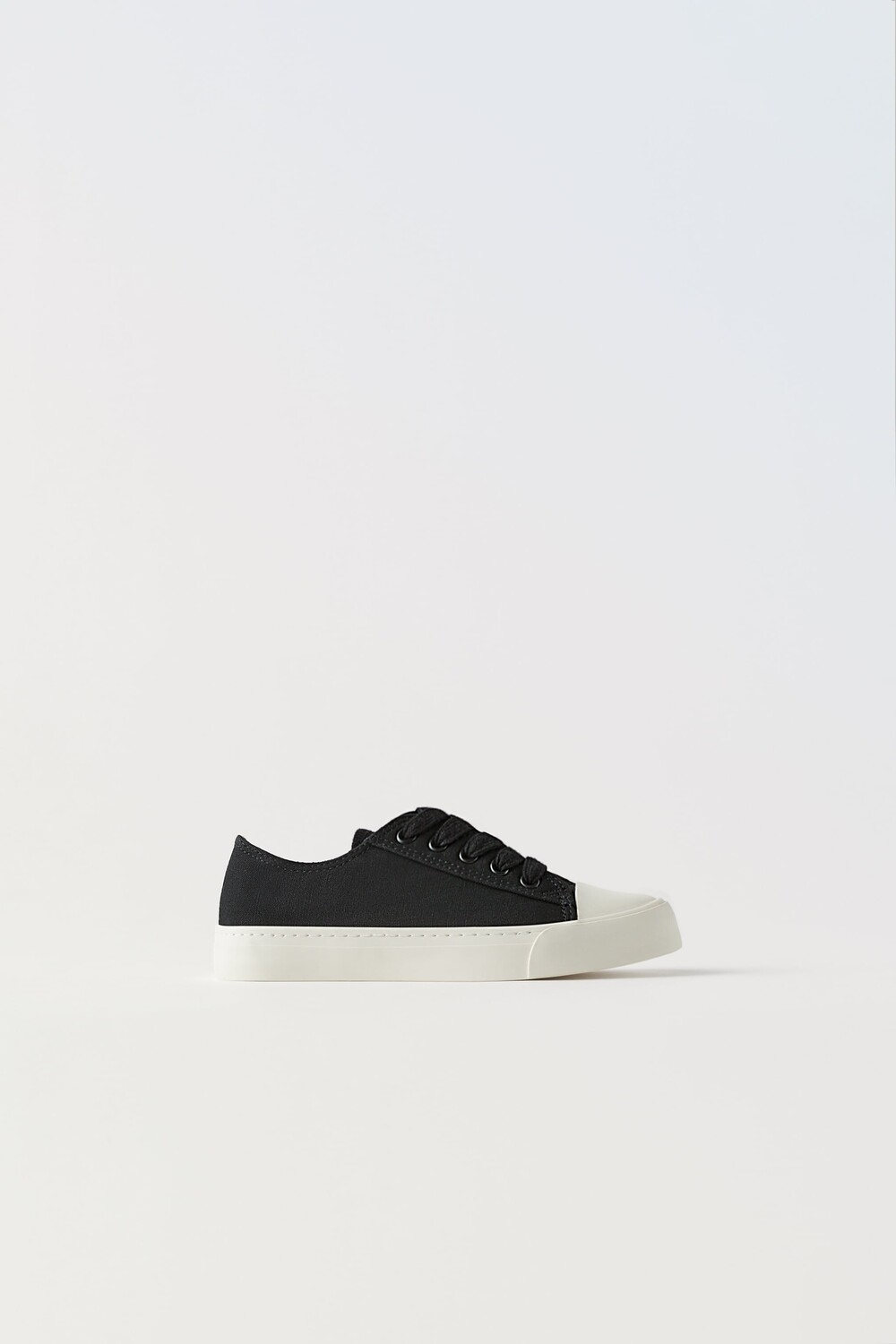 

Хлопковые кроссовки Zara, черный