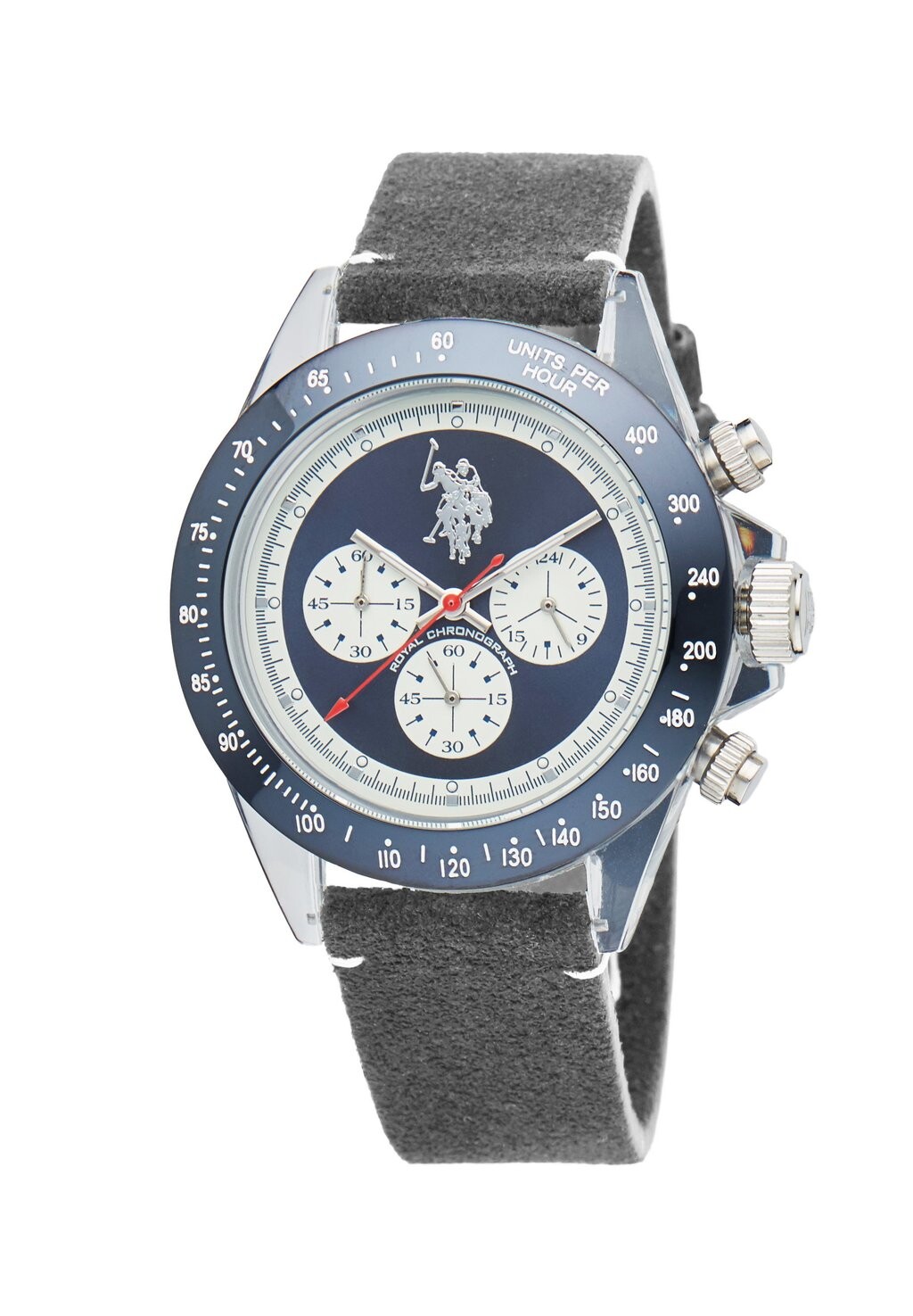 

Хронограф PARKER U.S. Polo Assn., цвет silver blue grey