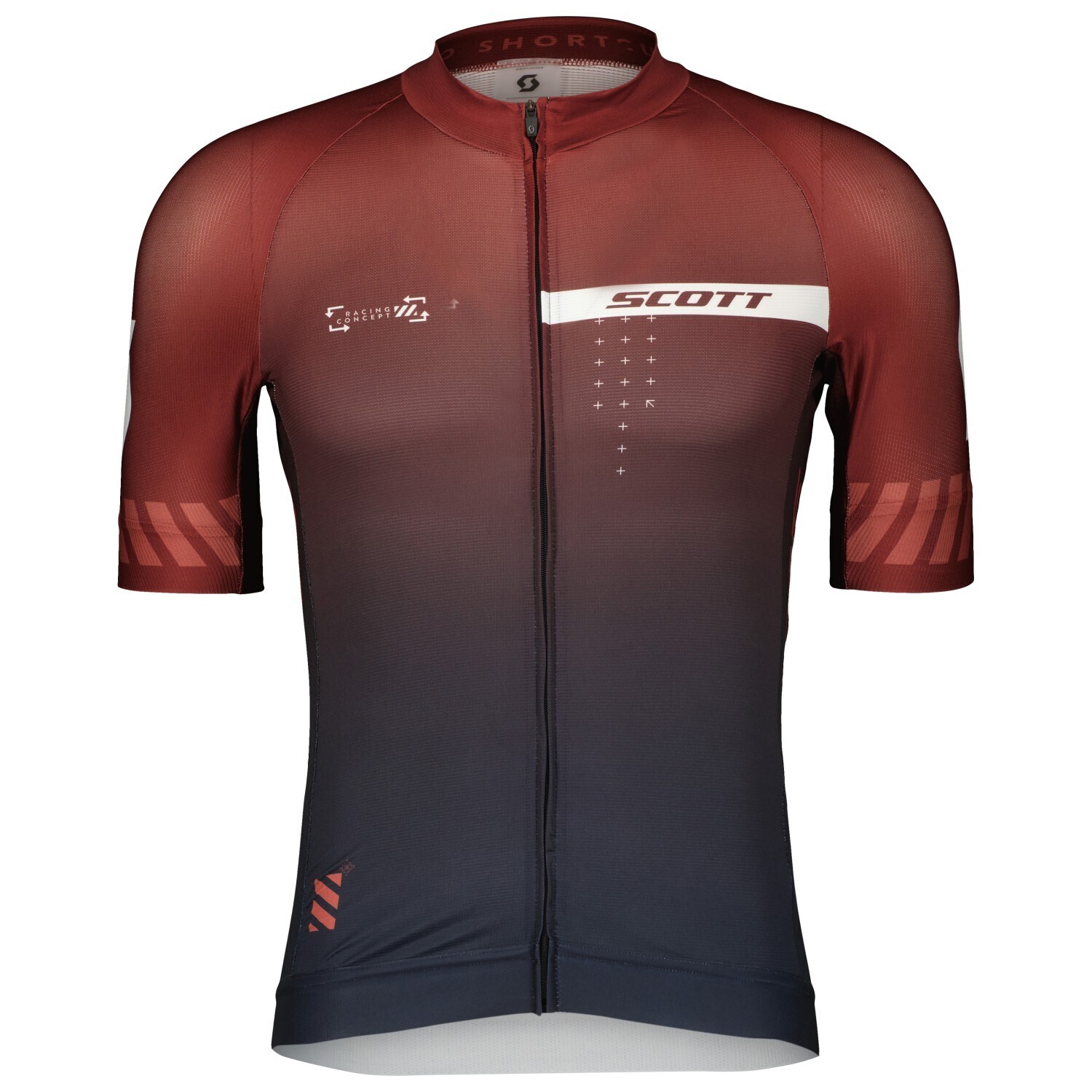 

Велосипедный трикотаж Scott RC Pro S/S, цвет Wood Red/Dark Blue