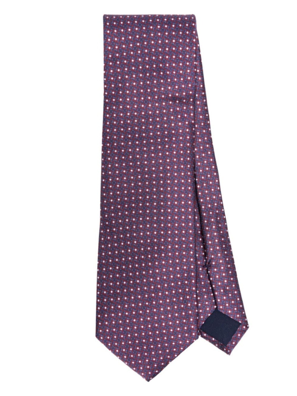 

Corneliani шелковый галстук с жаккардовым узором, красный