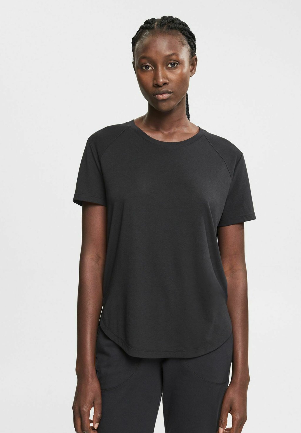 Базовая футболка Esprit, черный юбка esprit базовая 42 размер