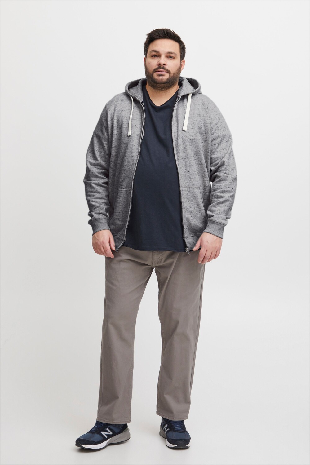

Толстовка BLEND Kapuzensweatjacke BHAlton Zipthrough 20706981 BB, серый