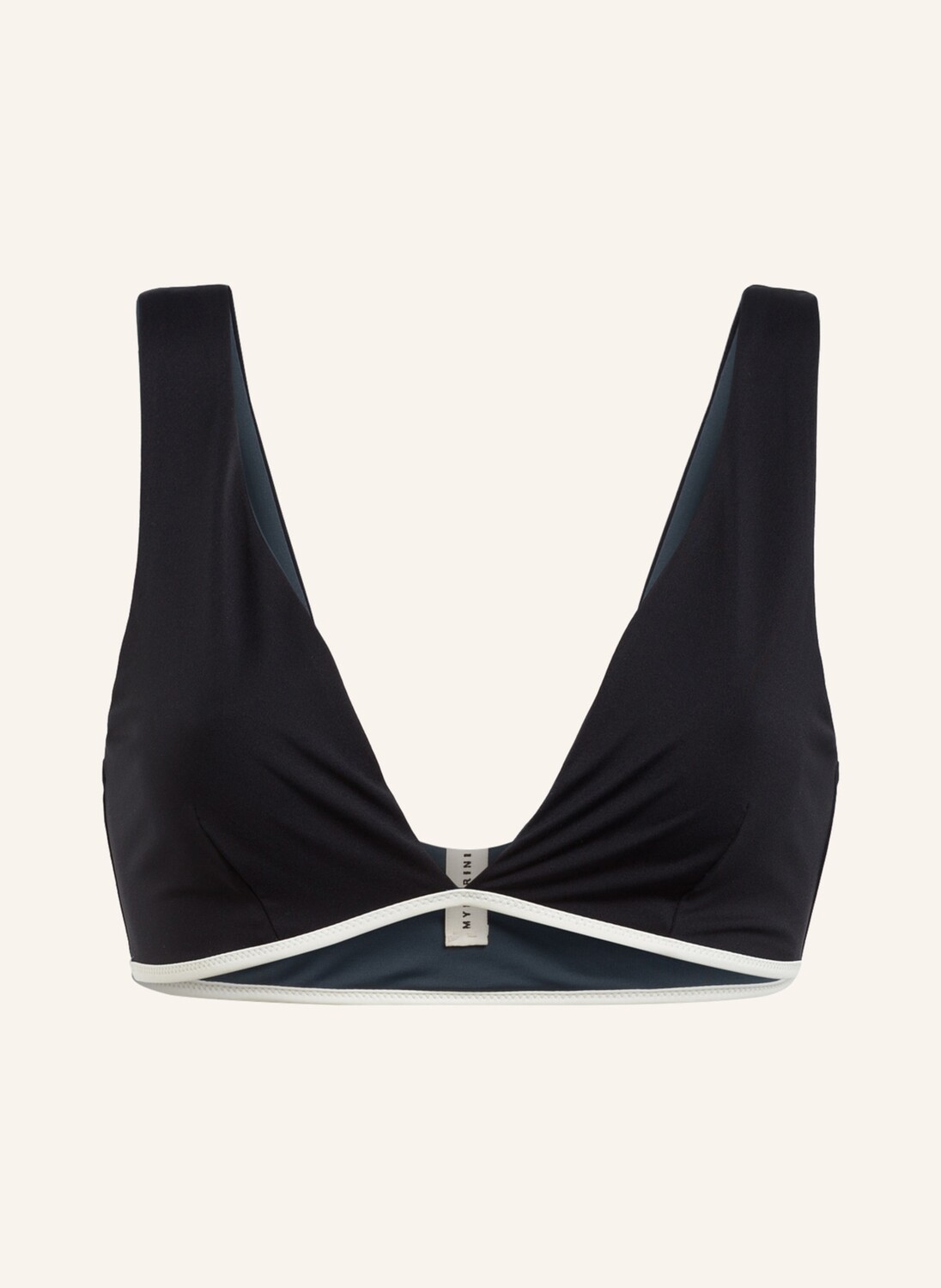 

Топ бикини MYMARINI Bralette zum Wenden, черный