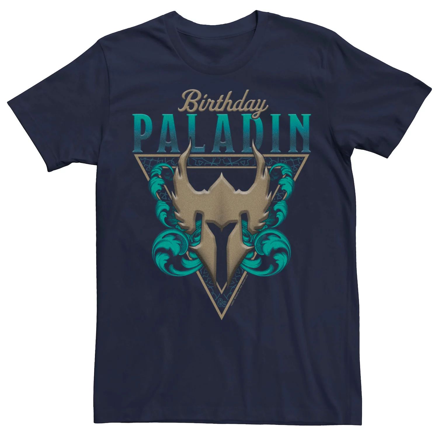 Мужская футболка с логотипом на день рождения Wizards Of The Coast Dungeons & Dragons Paladin Licensed Character