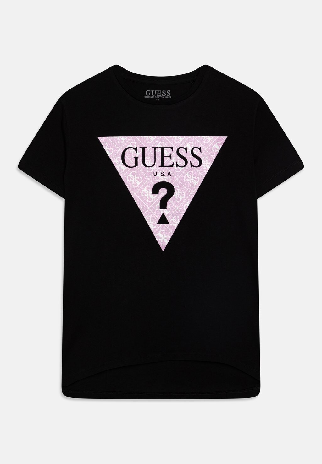 

Футболка с принтом Junior High Low Guess, цвет jet black