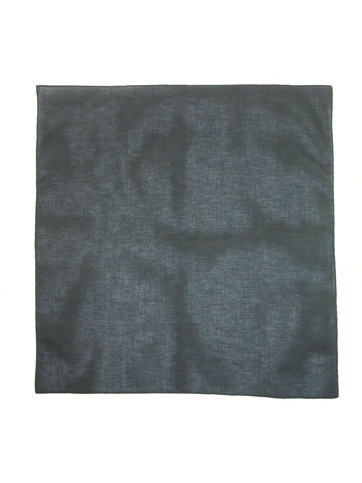 цена Универсальная однотонная бандана из хлопка CTM (5 шт. одного цвета), черный
