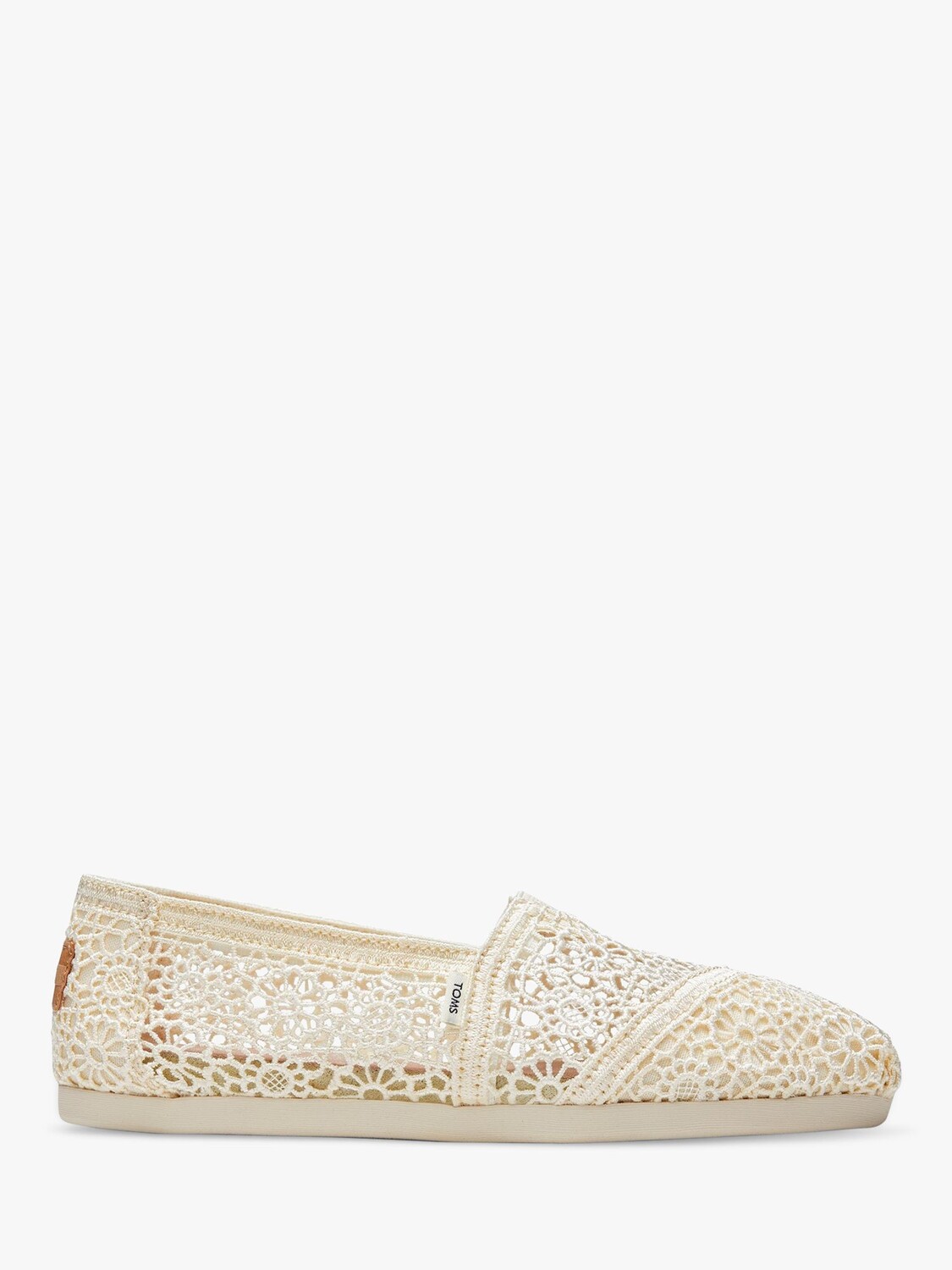 

TOMS Alpargata Эспадрильи крючком, натуральный цвет