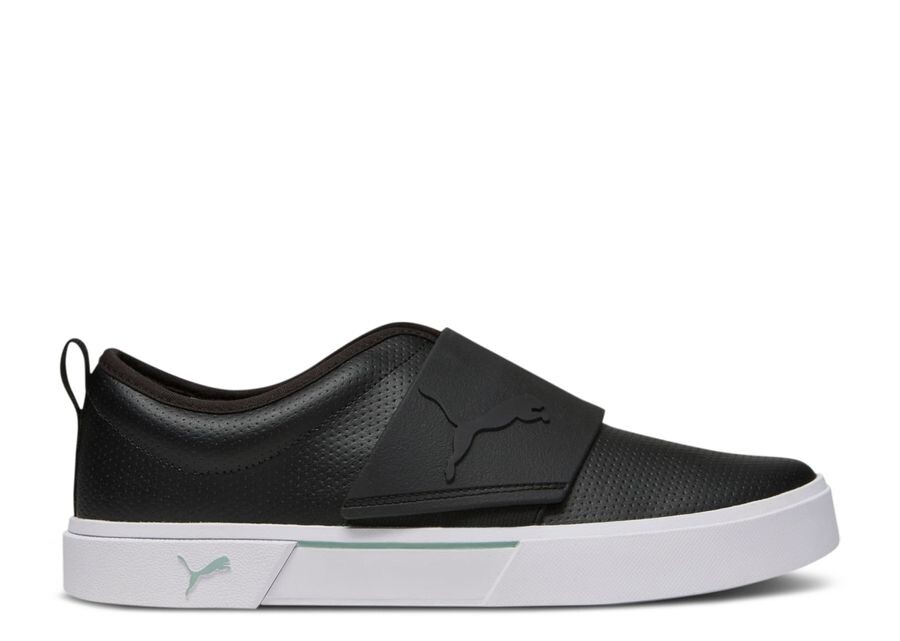 

Кроссовки Puma El Rey Ii Slip On Perf Leather 'Black Green Fog', черный
