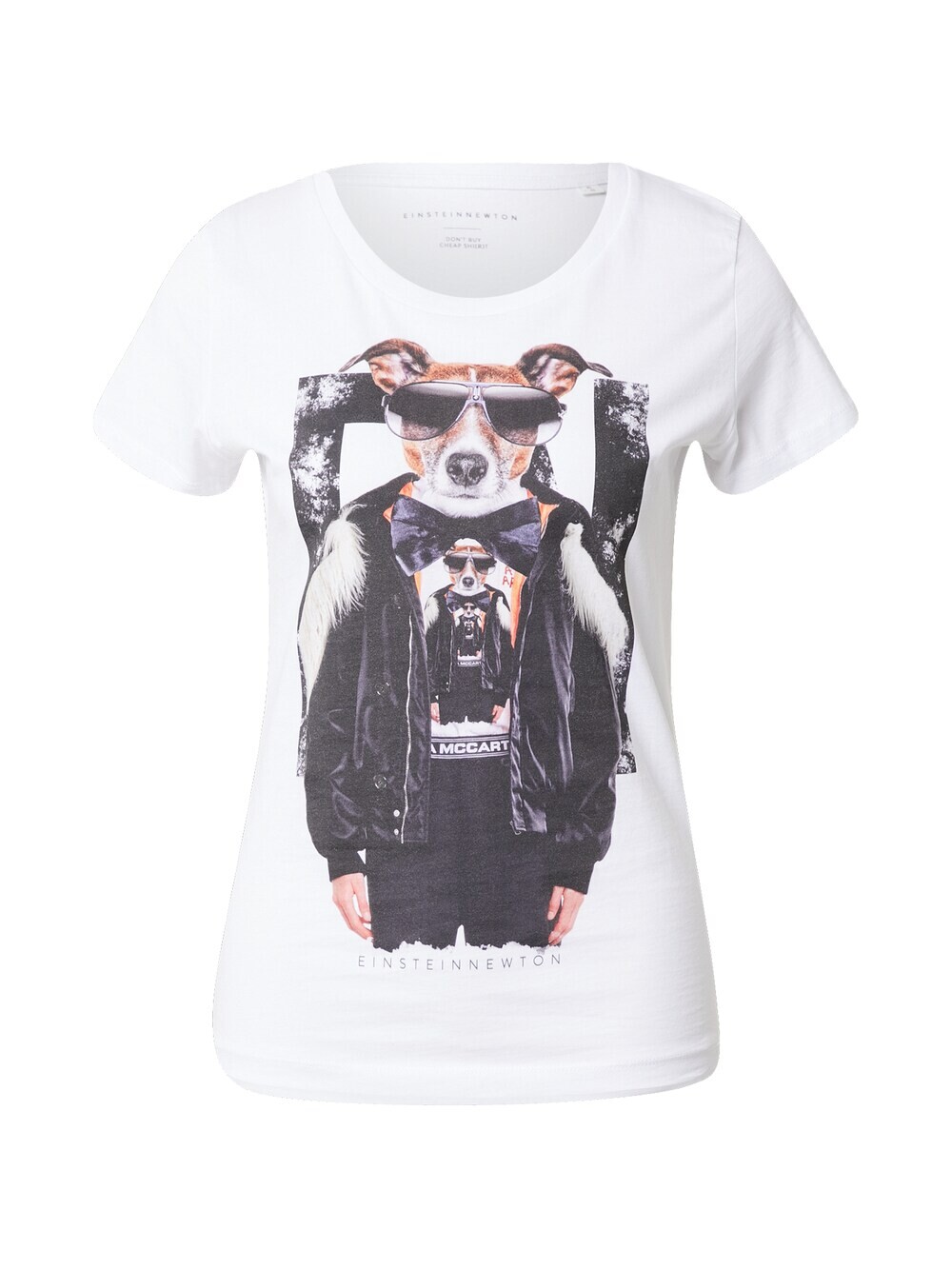 

Рубашка EINSTEIN & NEWTON Bomber Dog, белый