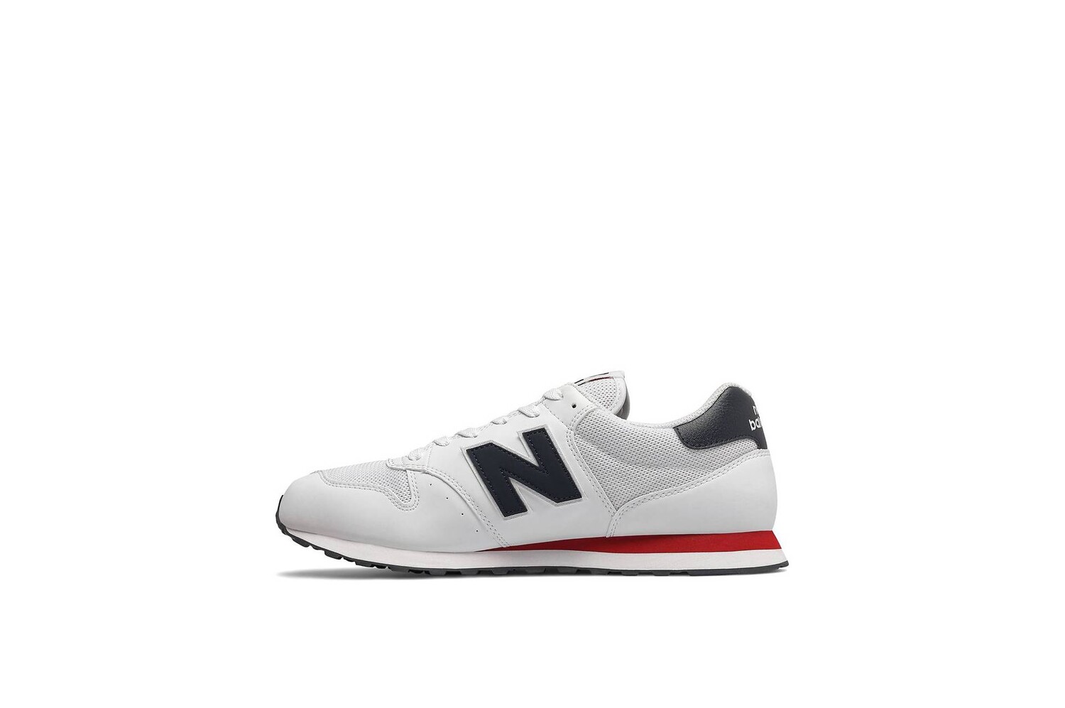 

Бело-черные кроссовки New Balance 500, Черный
