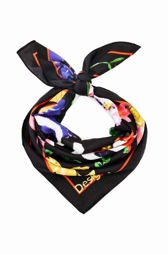 

Дезигуальный шарф Desigual, черный