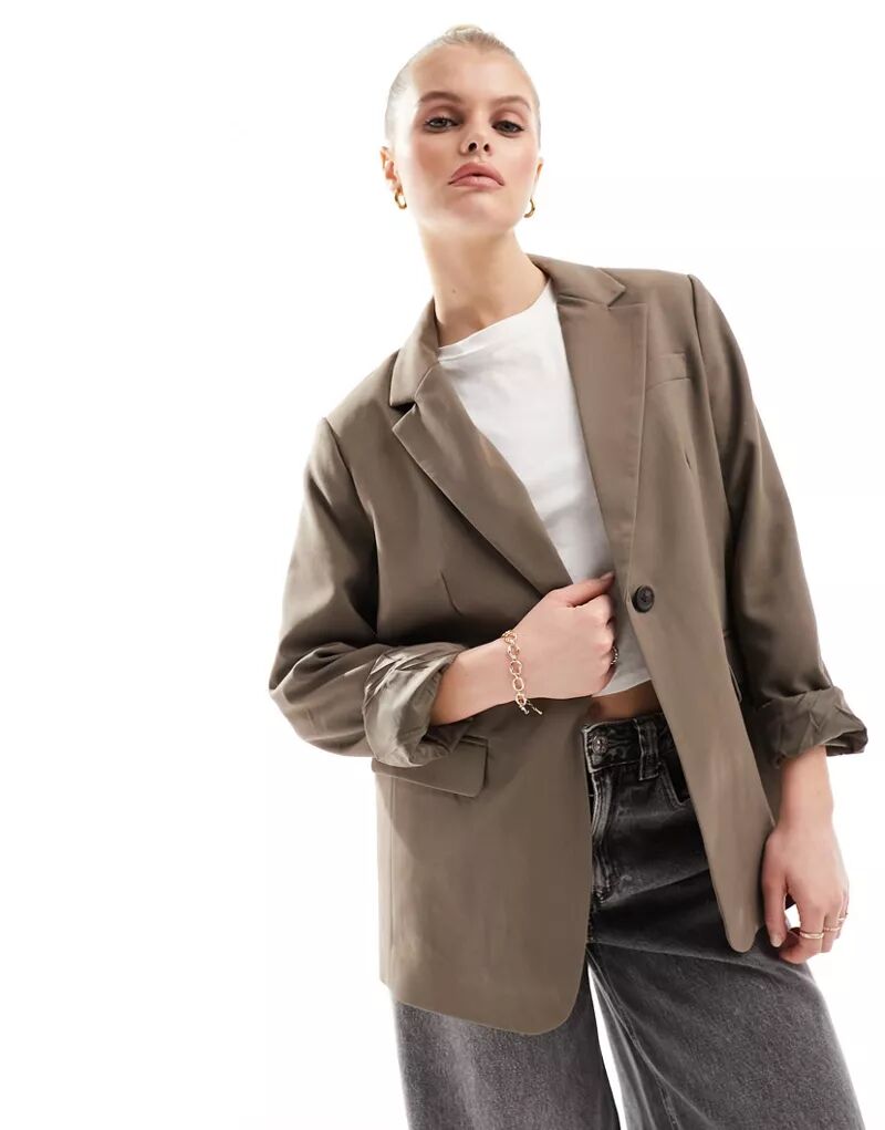 Vero Moda – Aware – Элегантный пиджак коричневого цвета