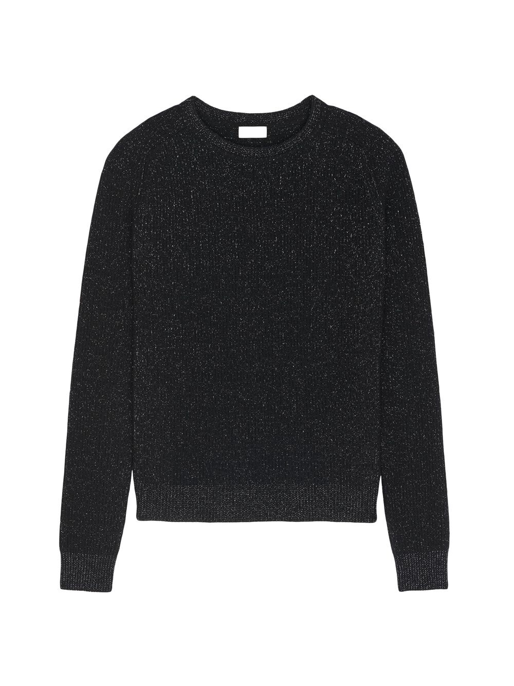 

Свитер из шерсти и кашемира в рубчик Saint Laurent, нуарный, Черный