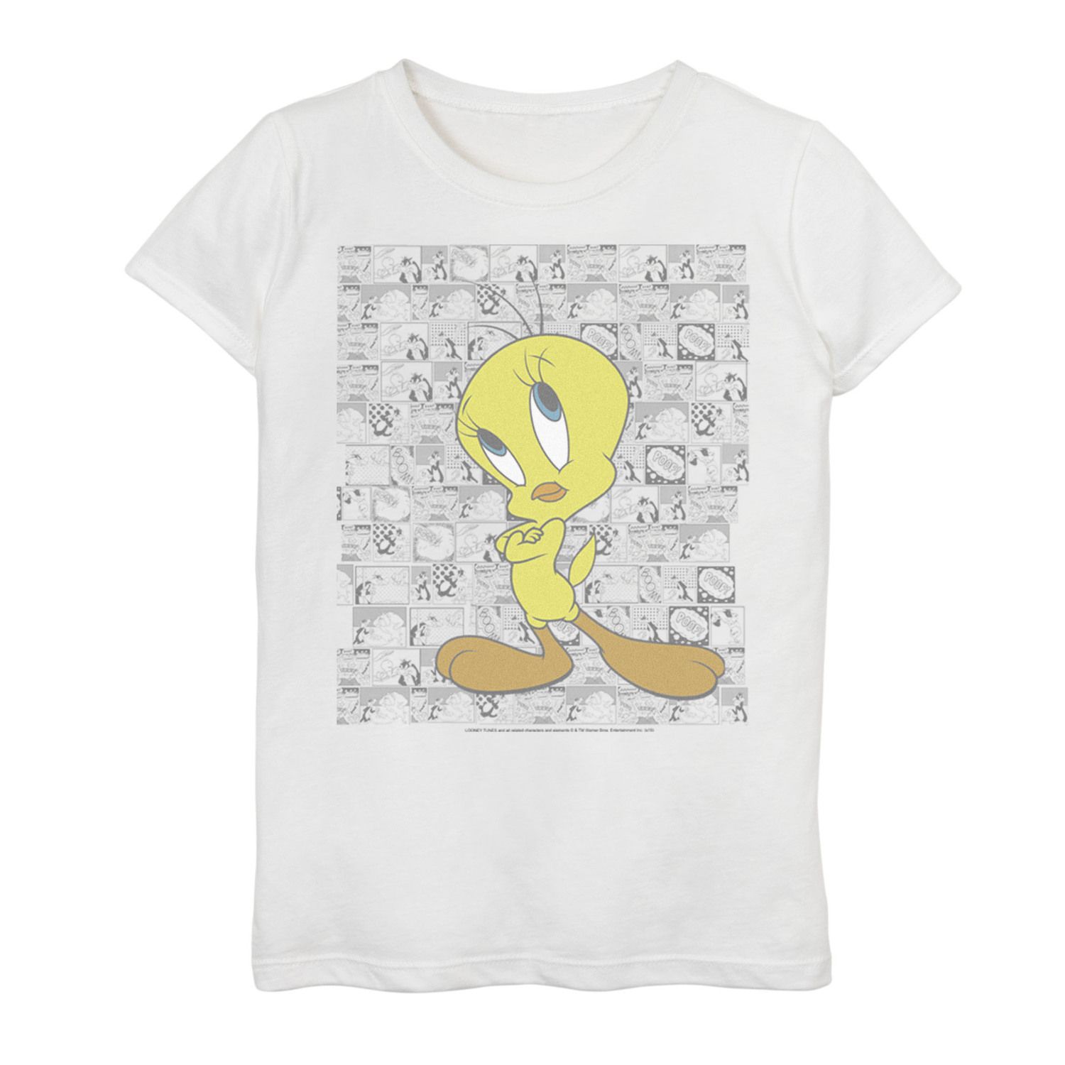 

Футболка с графическим рисунком Looney Tunes Tweety для девочек 7–16 лет Licensed Character