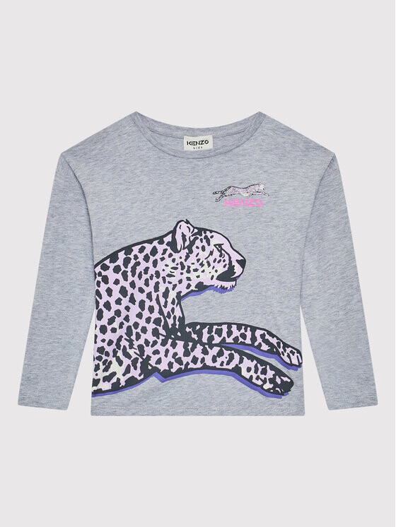 

Блуза стандартного кроя Kenzo Kids, серый