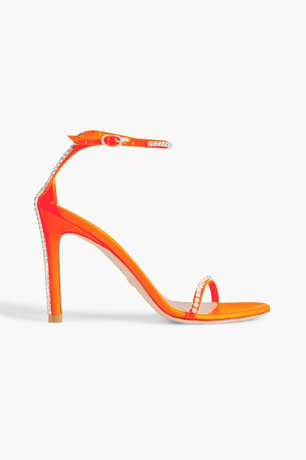 

Босоножки из ПВХ с кристаллами STUART WEITZMAN, оранжевый