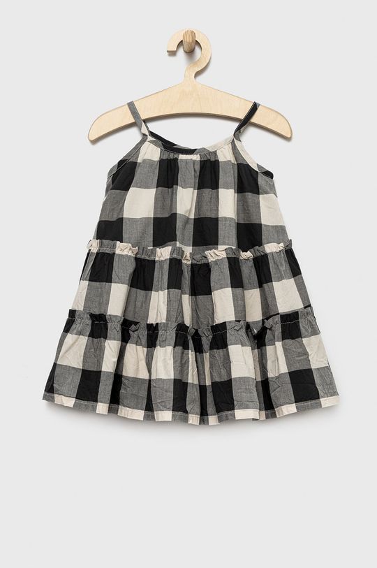 цена Платье из хлопка для маленькой девочки Gap, черный