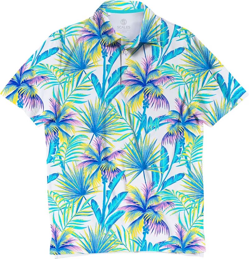 цена Мужская футболка-поло для гольфа Scales Palm City