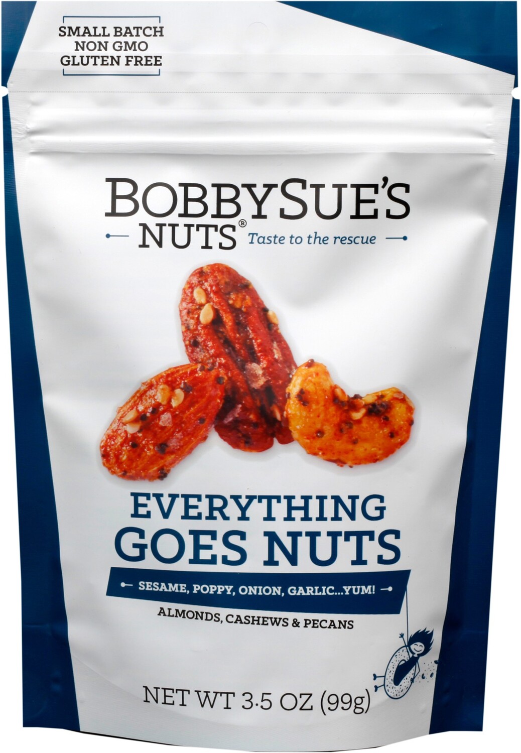 

Мешочек со смешанными орехами - 3,5 унции. BobbySue's Nuts