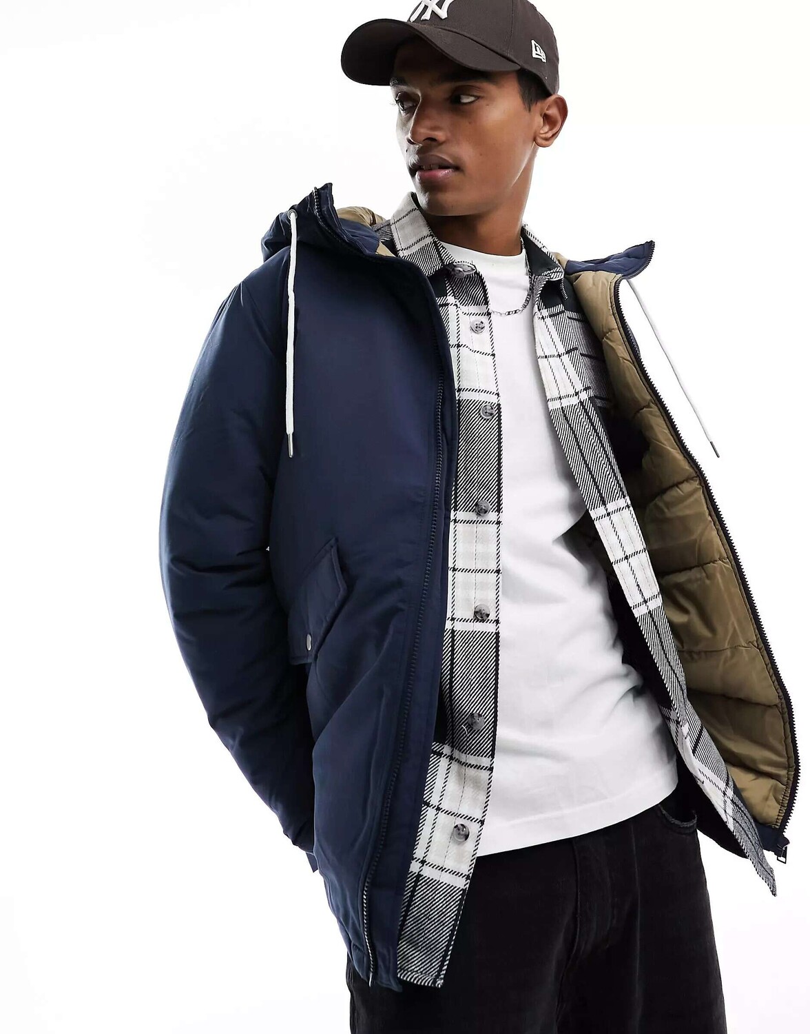 

Темно-синяя парка Jack & Jones