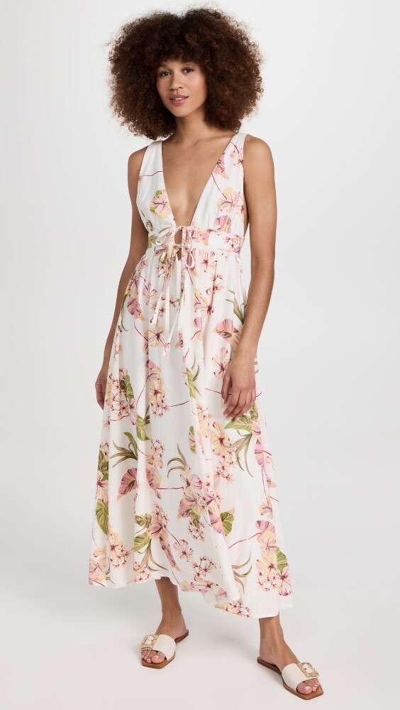 

Платье WAYF Nia Sleeveless, слоновая кость