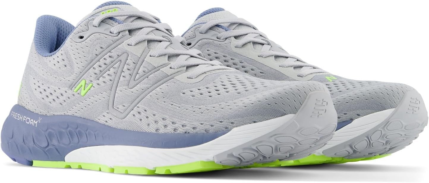 

Кроссовки Fresh Foam X 880v13 New Balance, цвет Aluminum Grey/Mercury Blue