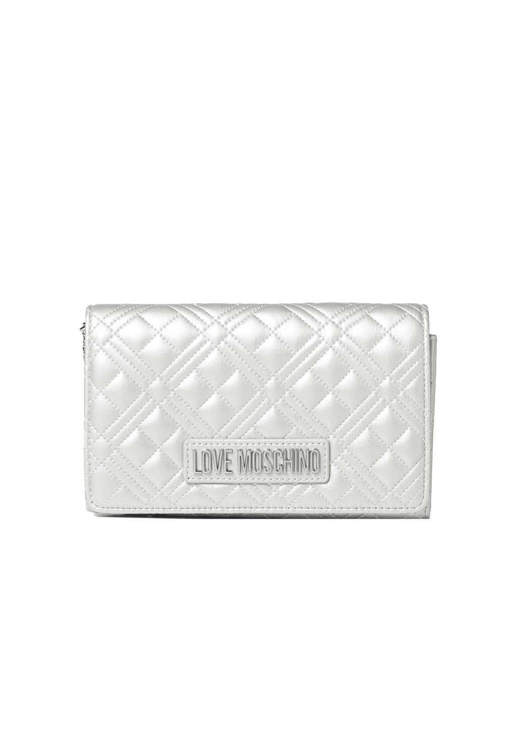 

Сумка через плечо Borsa Love Moschino, цвет argento