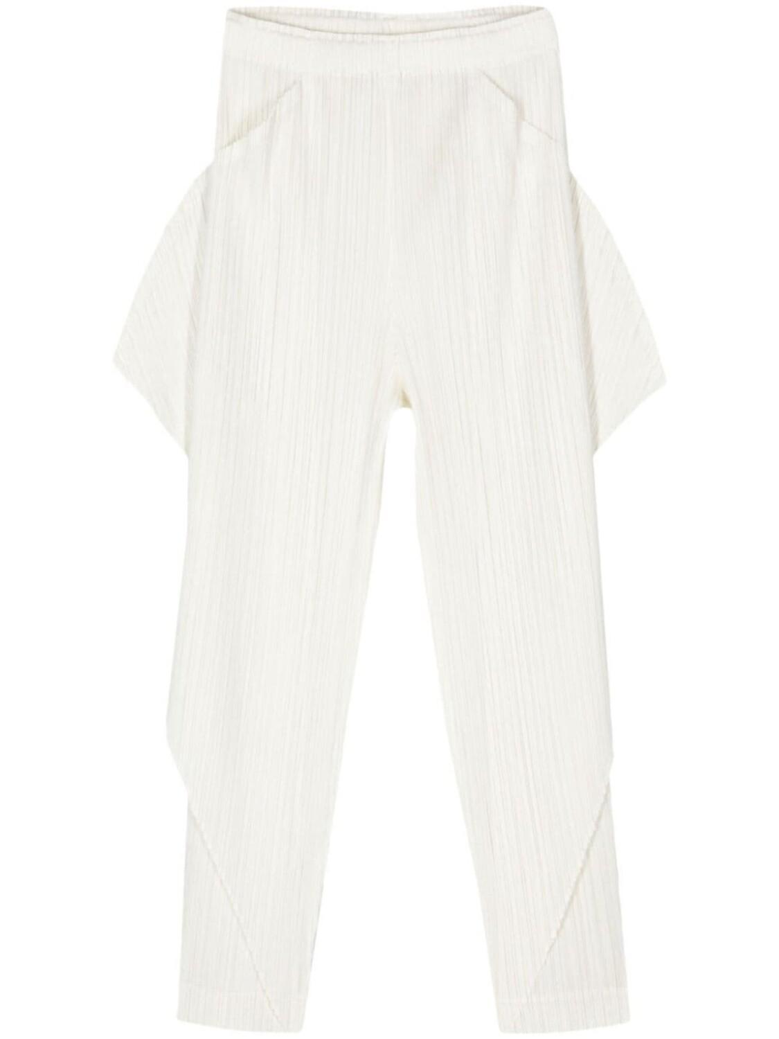 

Pleats Please Issey Miyake толстые брюки 1, белый