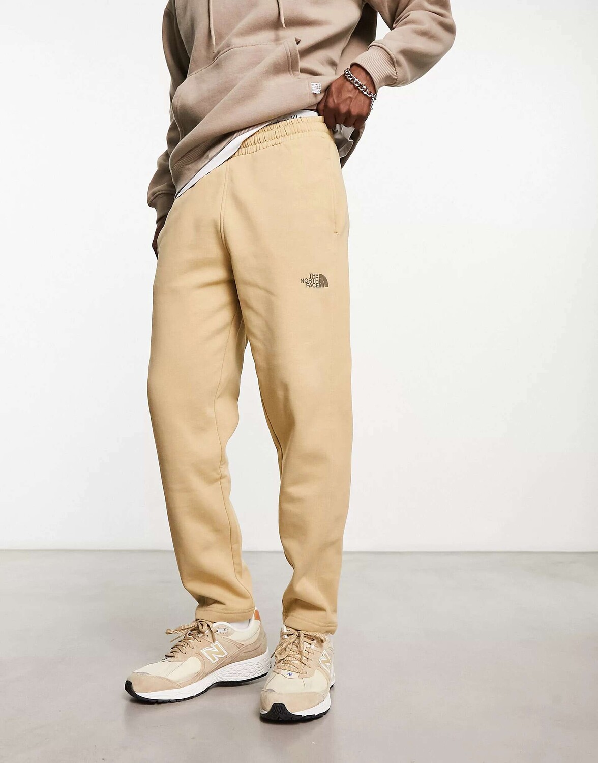 

Белые флисовые джоггеры The North Face Standard