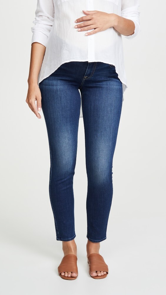 

Джинсы 7 For All Mankind The Ankle Skinny Maternity
