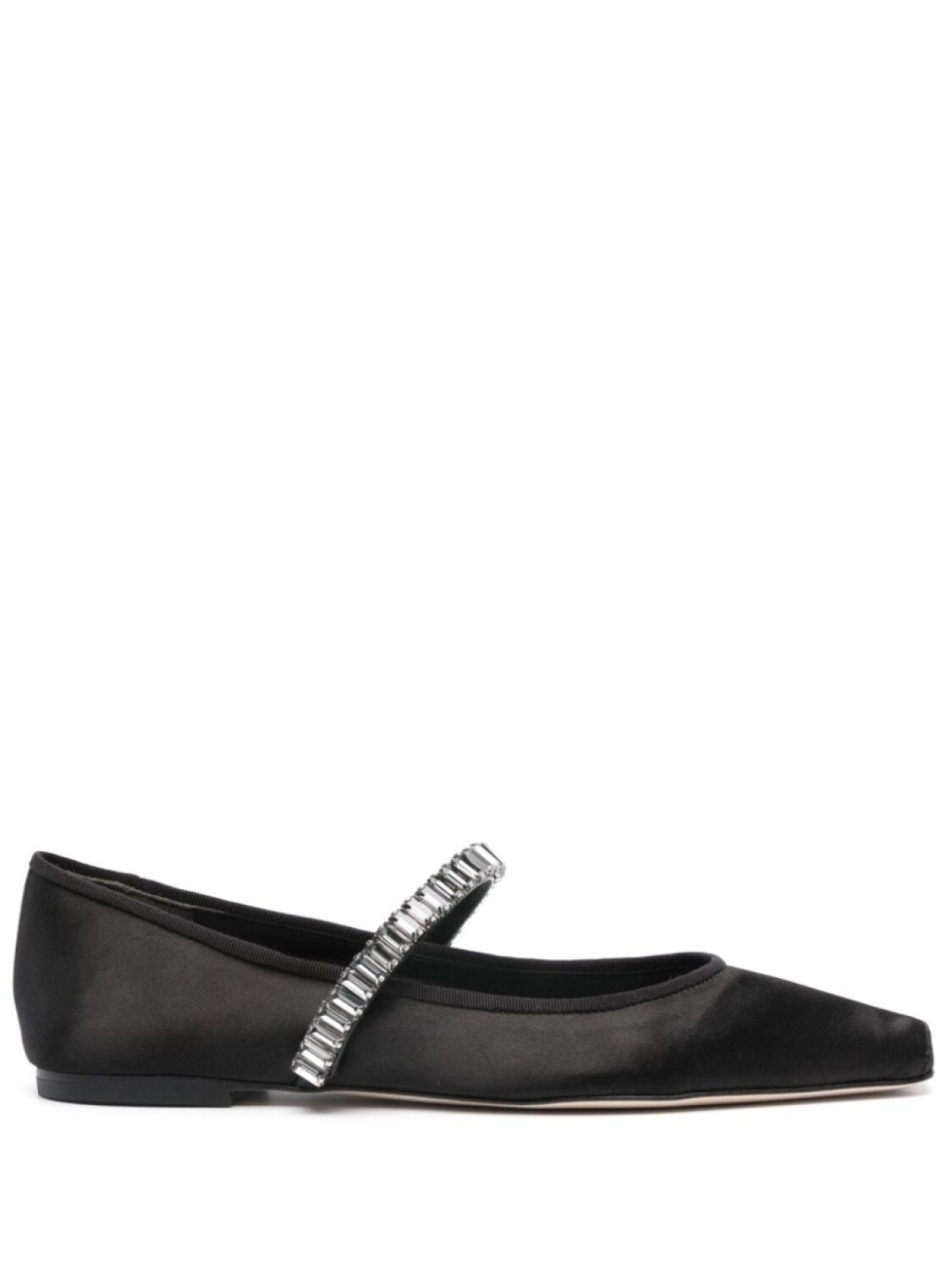 

Tory Burch балетки Crystal Ballet, черный