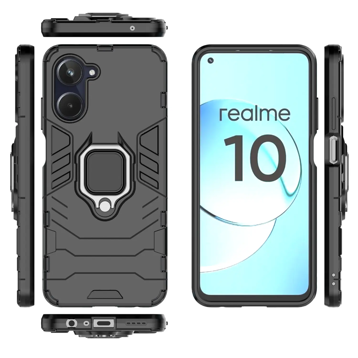 

[T] Модный и крутой чехол Baohuguang для мобильного телефона подходит для opporeno10/reno9Pro/reno8Pro+ Realme10Pro/findx6/a58, крутой меха-стиль, защита от падения, тяжелая промышленность, высокий внешний вид, комплексное решение. Bao Huguang,...